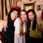 Amanda Zhou Instagram - Three tongues and a finger - here’s to following rules and then breaking them. I remember working in fine dining and sometimes it is so proper I just want to flip the table and break out into a food fight, which is what I desire in my future wedding but also too lazy for the amount of work. Soooo who is down for solely a food fight event? ;) Thank you @blueicepictures for having me and these lovely ladies. @kris.a.w @courteney.jane 📸 @christos_kalohoridis . . #blueicepictures #tiff19 #girlpower #womeninfilmandtv #breaktherules #girlsjustwanttohavefun #pravdavodkabartoronto #server_life #tonguesout #fbf #workhardplayhard #whysoserious #asiansandwich