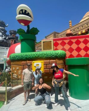 Amber Frank Instagram - Thank you @unistudios for treating my besties and me to the most FUN DAY EVER!!! Super Mario world is the coolest thing I’ve ever experienced!!!🍄#AtUniversal