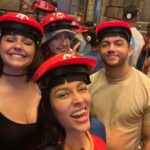 Amber Frank Instagram - Thank you @unistudios for treating my besties and me to the most FUN DAY EVER!!! Super Mario world is the coolest thing I’ve ever experienced!!!🍄#AtUniversal Universal Studios Hollywood
