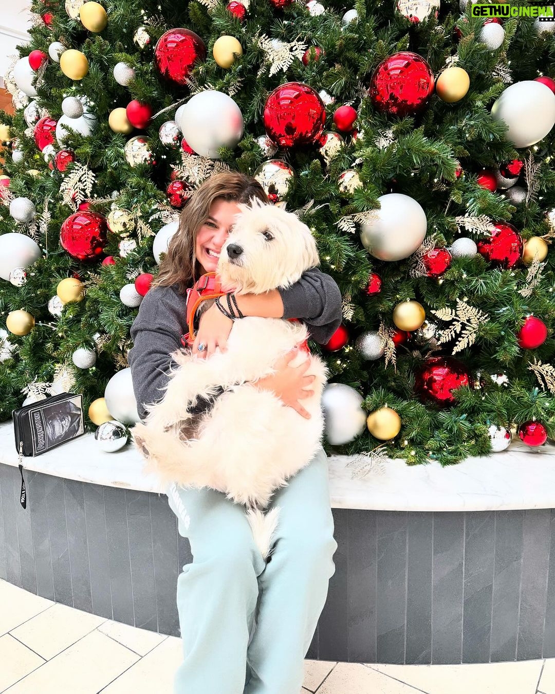 Amber Frank Instagram - One of the best gifts I got this year was getting to be your foster mommy and find you a forever home. I like to believe my baby Elvis sent you to me 🤍 Merry Christmas!