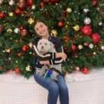 Amber Frank Instagram - One of the best gifts I got this year was getting to be your foster mommy and find you a forever home. I like to believe my baby Elvis sent you to me 🤍 Merry Christmas!