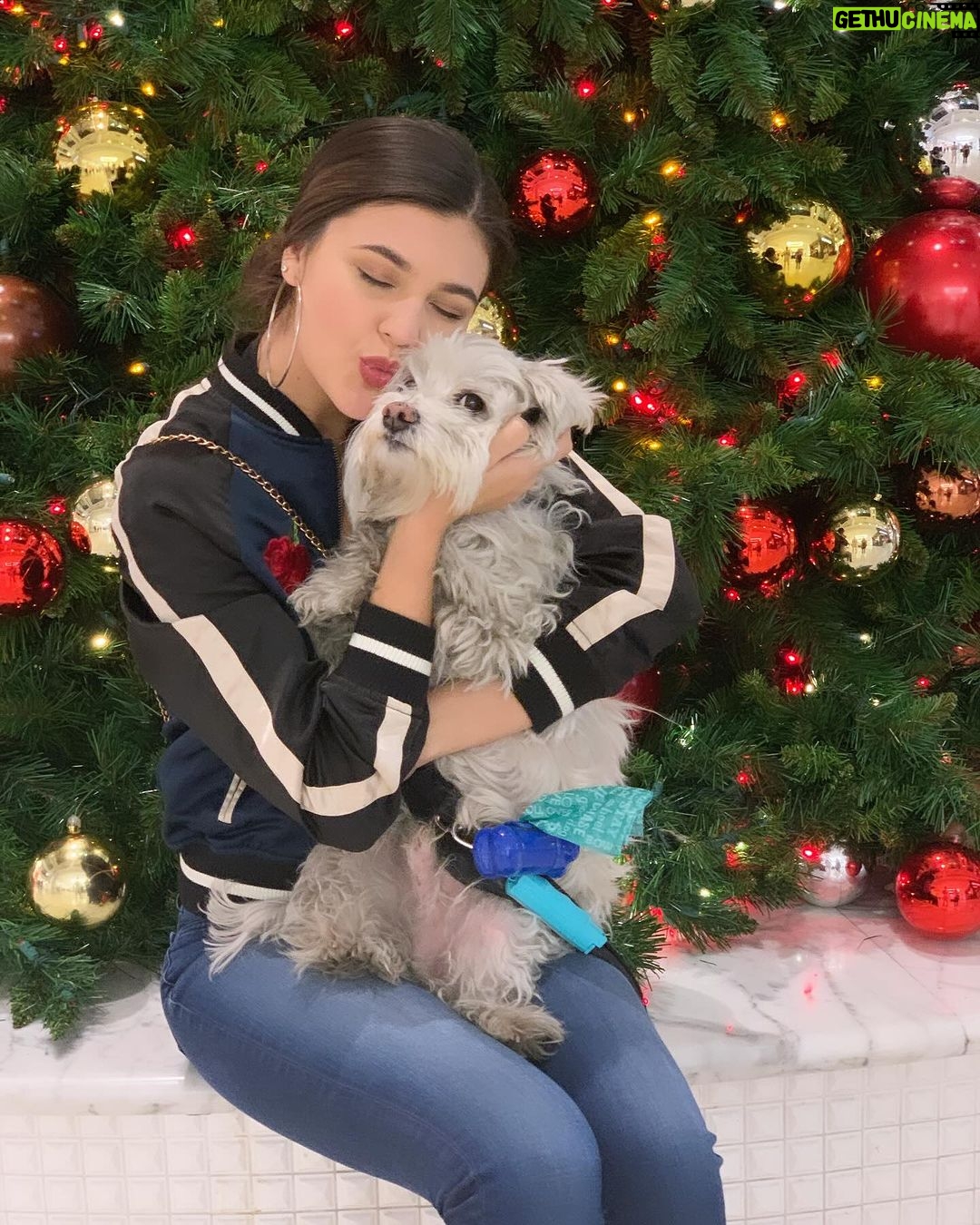 Amber Frank Instagram - One of the best gifts I got this year was getting to be your foster mommy and find you a forever home. I like to believe my baby Elvis sent you to me 🤍 Merry Christmas!
