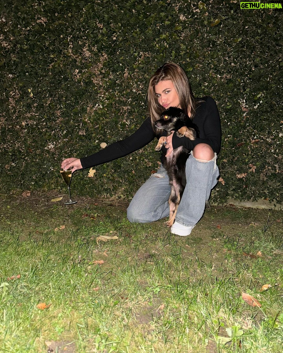 Amber Frank Instagram - My personality is loving my friends’ animals as if they are mine Los Angeles, California