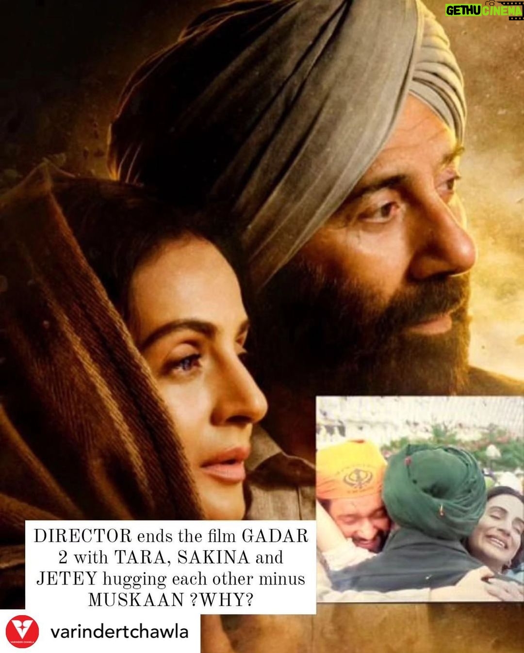 Ameesha Patel Instagram - Posted @withregram • @varindertchawla Actress #AmeeshaPatel who is immensely loved as SAKINA and is the heart and soul of #GADAR brand, played the role of a WIFE and a MOTHER in GADAR 1 and 2 and the actress add saying that IF Shes offered GADAR 3 whenever in life, then too it will remain the same for her or else I won’t be doing it won’t play a MOTHER IN LAW at all for atleast 10 years minimum! #bollywood #post #varinderchawla #bollywoodupdates #bollywoodcelebrity