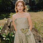 Amelia Gething Instagram – One moth, two moth, three moth, four. This green dress, I do adore! 🧚🏼✨ With beautiful outfits from head to toe, what better place to be than the Mirthridate show! 🦋 ‘Twas a lovely day as the sun did shine, and everybody looked just divine 💚 Thank you so much for having me x