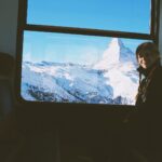 Amelia Gething Instagram – Toblerone irl Matterhorn Glacier Paradise 3883m