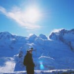 Amelia Gething Instagram – Toblerone irl Matterhorn Glacier Paradise 3883m