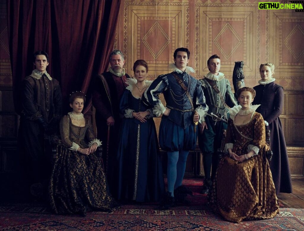 Amelia Gething Instagram - POV: It’s 1628, you walk into a room to find a group of Jacobeans posing for a family portrait, giving their best Blue Steel look 😗 Now you’re no expert in family dynamics, but you can definitely feel there’s a bit of tension within this particular bunch. You explain to them that you’re a time traveller and that you’ve come from the year 2023 where a TV show is being made about them! They all give you a glare of pure hatred as you not only interrupted their portrait family bonding and scolding time, but they also haven’t the faintest as to what a “Tee Vee” is and they beat the shit out of you. Nose bleeding and black eye forming, you manage to get back to the present day with just enough energy to craft an Instagram caption to explain about the experience as a way to promote the show ‘Mary and George’. And to leave your followers with an important message if they happen to embark on a most heinous journey to the 17th century … Mark my words, thou wouldst be wise to eschew any confrontations with the Villiers, lest thou meet with a most dire reckoning! #MaryAndGeorge