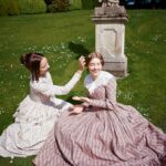 Amelia Gething Instagram - @bazaaruk 📷🌳 Photos by @rachellouisebrown1 . (Third photo is giving Bronte X hidden Korok vibes … “Yahaha!) Yorkshire