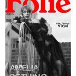 Amelia Gething Instagram - Thank you for having me @folie.magazine 🖤💋 📸 : @jwhitmorephoto 💇🏼‍♀️ : @daynavaughanteague.hair 👗 : @grace_this_is_this 💄 : @fabiosarramakeup