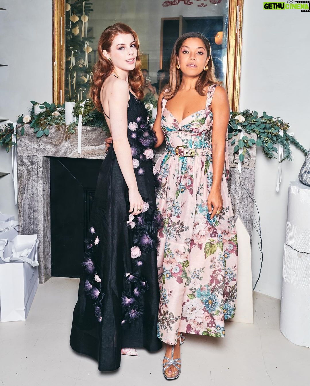 Amelia Gething Instagram - What a beautiful evening! Thank you so much @zimmermann ! Such a lovely and special brand to celebrate the opening of Nicky and Simone’s second Paris store with - Such genuine and lovely people! Merry Christmas from Paris! ☃️🤍❄️ 📸 - @saskialawaks Amelie, Maison d'art