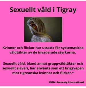 Amie Bramme Sey Instagram - Unga flickor som kippar efter luft, som kollapsar på skolgården. Flickor som ligger orörliga i sjukhussängar. På Instagram ser jag bild efter bild från Iran. I tidningen läser jag om en våg av misstänkta giftattacker mot flickskolor. Det första kända fallet rapporterades på en skola den 30 november förra året. Sedan dess har ytterligare hundratals skolor påverkats. Under senaste veckan har antalet fall skjutit i höjden. 

Internationell kvinnodagen. En dag för att uppmärksamma kampen för kvinnors rätt till sina egna liv, världen över. Det börjar där. Hos flickorna. Våra yngsta och mest utsatta offer. Snippdebatten i Sverige. Abortdebatten i USA. Sexuellt våld som vapen i Tigray där kriget fortsätter rasa fram i total medieskugga. Femicid. Ordet betyder att en person blir mördad för att hon är kvinna. Hur många kvinnor kommer falla offer i år? 
Och flickorna som kippar efter luft i Iran. 

Allt detta pågår parallellt världen över. Kvinnohatet djupt cementerat i våra rättssystem och i våra kulturer. I alla länder, hur olika dessa platser än må vara, återfinns alltid denna struktur. Kvinnohatet kommer i olika uttrycksformer men växer och frodas ur samma jord. 

Det är upp till dig och mig att fortsätta kräva förändring. Vi som rör oss fritt (nåja). Som har tid och råd. Det är upp till oss att förstå systemet och hur vi förändrar det. Det handlar om att skydda flickor från mäns händer på deras kroppar, uppmärksamma och ta ställning mot krig där män systematiskt våldtar kvinnor och barn som krigsföring. Aldrig sluta prata om våldet som konstant pågår i våra svenska hem, det som män utsätter kvinnor och deras barn för. 

Internationella kvinnodagen handlar om precis det här. Skolflickor som kollapsar på skolgården, som ligger i sjukhussängar med andningssvårigheter. Internationella kvinnodagen handlar om att att blåsa tillbaka luften i de unga flickornas lungor.