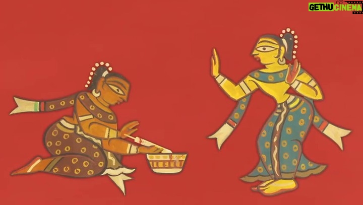 Amitabh Bachchan Instagram - Happy holi . A Jamini Roy painting comes alive to celebrate Holi