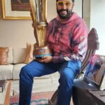 Amitabh Bachchan Instagram – YEEEAAAAHHHHHHH .. Abhishek ! my pride 
FilmFare Best Actor – ‘DASVI’ .. 
Jaipur Pink Panthers , which you own, wins Championship League in Kabaddi .. 
And .. now 
JPP wins the Virat Kohli Foundation Sports Honours trophy versus other league teams of Football and Cricket !
👏💪
2022-2023
WHTCTW !!!
💪 💪 💪