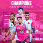 Amitabh Bachchan Instagram - CHAMPIONS CHAMPIONS CHAMPIONS .. !!!! JAIPUR PINK PANTHERS CHAMPIONS 🏆 🥇 🏅 Abhishek you are a CHAMPION !! YOU PLAY SILENTLY, with dedication and resolve, amidst biast criticism .. AND THEN YOU WIN .. !!! So so proud of you .. 👏 🥰 💛 🥲 ✌️ ❤️ 👏 🥰 Panther boys .. Agnipath Agnipath Agnipath .. !!! गर्व स्नेह और आभार , बधाई बधाई बधाई !!!!!