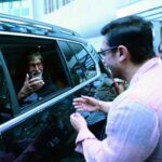 Amitabh Bachchan Instagram - … and as I am about to leave .. a knock on my car window and it’s Aamir .. gosh ! So many legendary friends in one evening ..😀😀👏