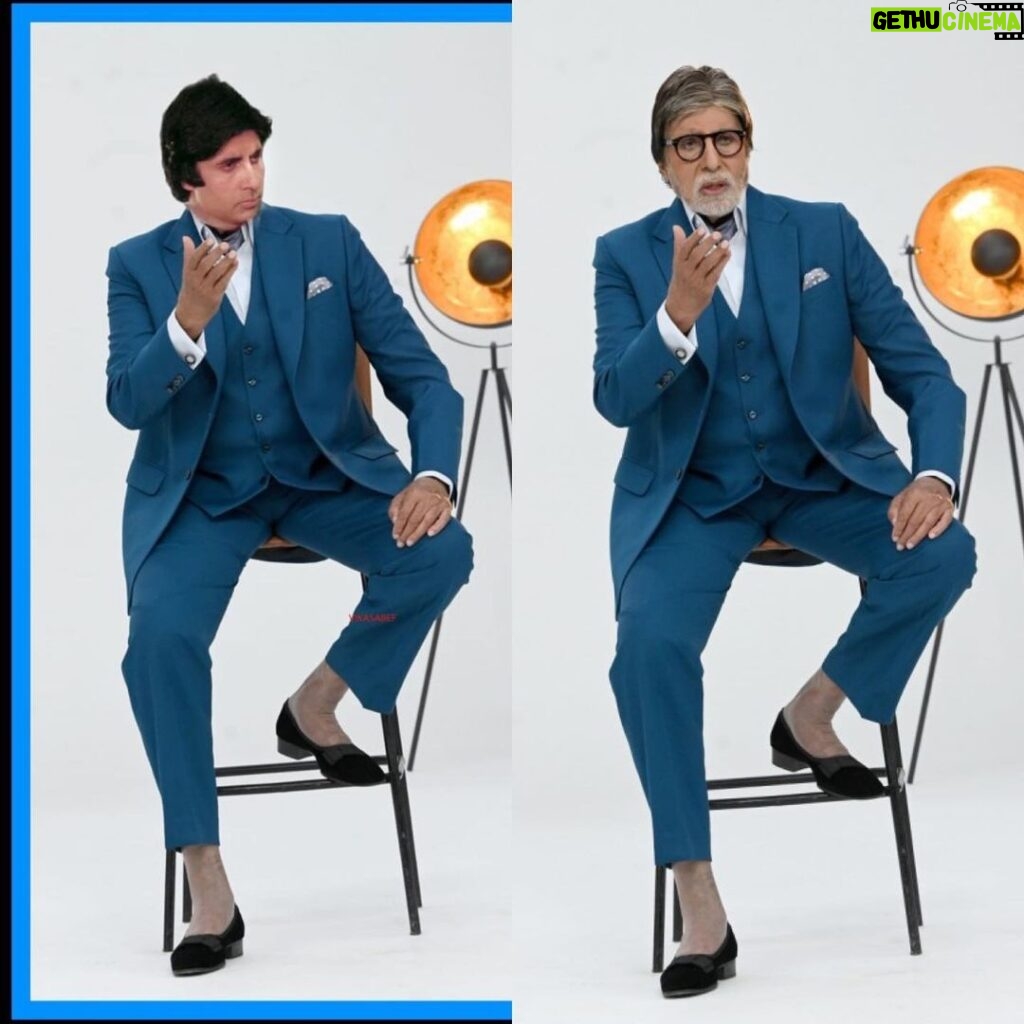 Amitabh Bachchan Instagram - And they .. THEY .. tell me on Social Media “कुछ नहीं बदला “ !! अब आँखों की कमज़ोरी की responsibility तो हम ले नहीं सकते ?? “हम ही जाने हाल हमारा, बदल गया है जीवन सारा “ !!