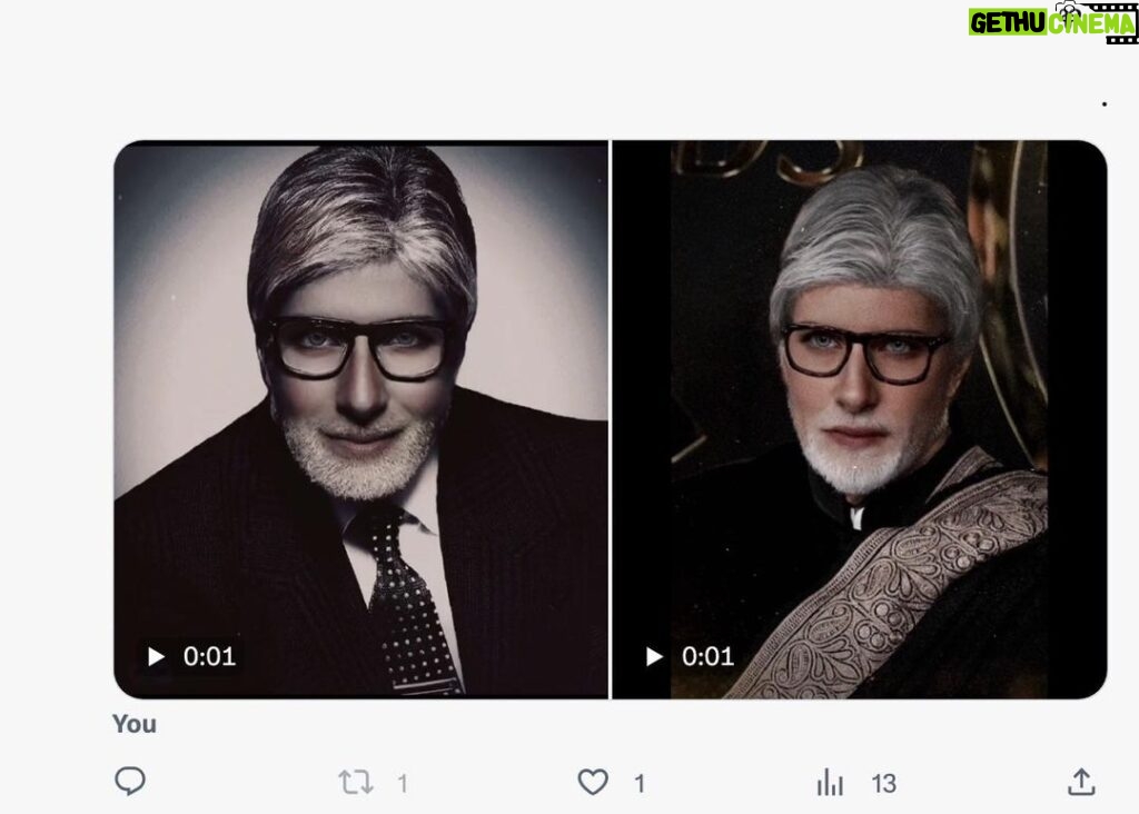Amitabh Bachchan Instagram - … kaash ki ye AI .. alternate ke bajay ALWAYS INTELLIGENT hota