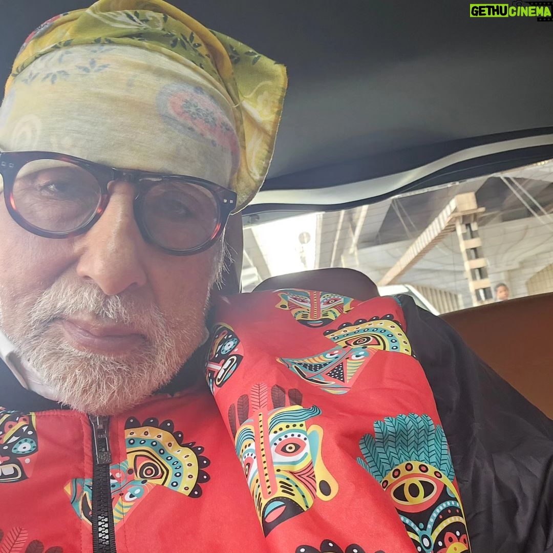 Amitabh Bachchan - 329.4K Likes - A bit saddened that one is over .. Off to .. well .. don't know