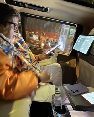 Amitabh Bachchan Instagram - … the present and future in the palm of our hands