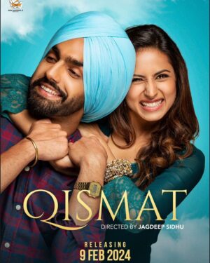 Ammy Virk Instagram - Surprise ❤️
Yh QISMAT releasing in theaters once again on 
9th feb (tomorrow)
Valentine’s week special ❤️
@sargunmehta @jagdeepsidhu3 @taniazworld @jaani777 @bpraak @shrinarotamjistudios ❤️