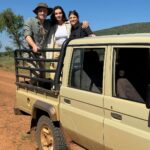 Amy Jackson Instagram - We met with the world renowned wildlife conservationist and vet, Dr Andre who had us be a part of his ‘Anti Poaching Rhino Operation.’ Rhino poaching in Africa is a grim reality driven by demand for their horns. Notching, a crucial conservation method, involves creating unique patterns on rhino ears for easy identification. This helps monitor and protect them, aiding in anti-poaching efforts and ensuring a sustainable future for these endangered giants. Dr Andre has also created a special Rhino tagging GPS device for real-time tracking, aiding conservationists in monitoring their movements, detecting potential threats, and understanding their behavior. This crucial data contributes to effective protection strategies. Alongside notching, the tags ultimately play a pivotal role in the battle against poaching and ensuring the survival of these magnificent creatures. Check out my highlights for all the behind the scenes action and more information on how you can support the protection of our wildlife. QWABI Private Game Reserve