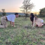 Amy Jackson Instagram - The birthplace of humankind ✨ Touched down in Africa - where the energy is pure and my heart is peaceful. The pictures and videos just don’t do @qwabiprivategamereserve justice but I’m for sure going to give it my best shot over the next few days… quite literally 😛 Sorry in advance @_damien.fourie.photography_ our mega tour guide who doesn’t get much further than a few yards before I’m asking him to stop the jeep again so I can whip out my camera. @marlondutoit you’re the best!!! QWABI Private Game Reserve