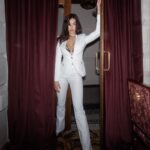 Amy Jackson Instagram - A @marciano dinner-for-one never felt so good 💋 #MarcianoMoment #GUESS @rebeccaspencer_photography ❣️to @hugohenn @cafelaperouse.london for the perfect spot. AD#