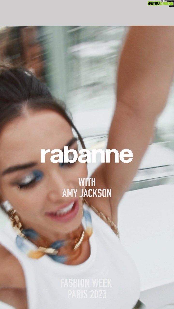 Amy Jackson Instagram - Reflections with @rabanne 🪩 Getting #PFW #RabanneMakeup ready for the show. Giving it the Rock ‘n Roll #RabanneMoods 🤘🏼 Paris, France