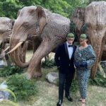 Amy Jackson Instagram - @theanimalball know how to throw a soirée! Marking the 20th anniversary of the incredible @elephantfamily , along with the launch of a new strategic partnership with Wildlife Conservation Trust in India… the Animal Ball was truly a night of joy, positivity and not to mention powerful fundraising! Over two million pounds was raised on the night, all of which goes to enabling the @elephantfamily support some of the best conservationists in Asia; addressing critical challenges faced by people and wildlife living in some of the highest human-wildlife density landscapes in the world. Lady in red, @mrsganesh100 you were outstanding - as always! Listening to you talk on stage about the life changing work the Elephant Family has orchestrated over the past two decades is truly inspiring. You champion the voices of not only the majestic Elly’s but the people who are learning and loving to live alongside Asia’s wildlife - the @coexistence.story campaign showcases that beautifully. To Richard, @al_dlp , @ayeshalalita , the Lucy’s and the entire Elephant Family team… Thankyou for such a spectacular evening in addition to all the day in, day out dedication the charity requires - you guys are the best. Special mention to @richardquinn for THE dress of dreams along with …. for our beautiful Philip Treacy peacock masks (which I would’ve happily worn forever 🦚) Just, wow 🐘💚 Lancaster House