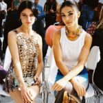 Amy Jackson Instagram - The epitome of Boho Luxe at @rabanne SS24 which translated through to #rabannebeauty - a healthy sunkissed glow with metallic accents 💋 #RabanneMoods Paris, France