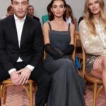 Amy Jackson Instagram - Such a stunning show @albertaferretti - we loved it! Showcased within Castello Sforzesco, the #SS24 collection was as romantic and dreamy as ever. Alberta, you’re a Wonder Woman! And to the incredible team behind the scenes, thankyou for having us ❤️ Soft effortless glam by @roberta_anzaldi_makeup_ and @faick_hair ✨ Castello Sforzesco Di Milano