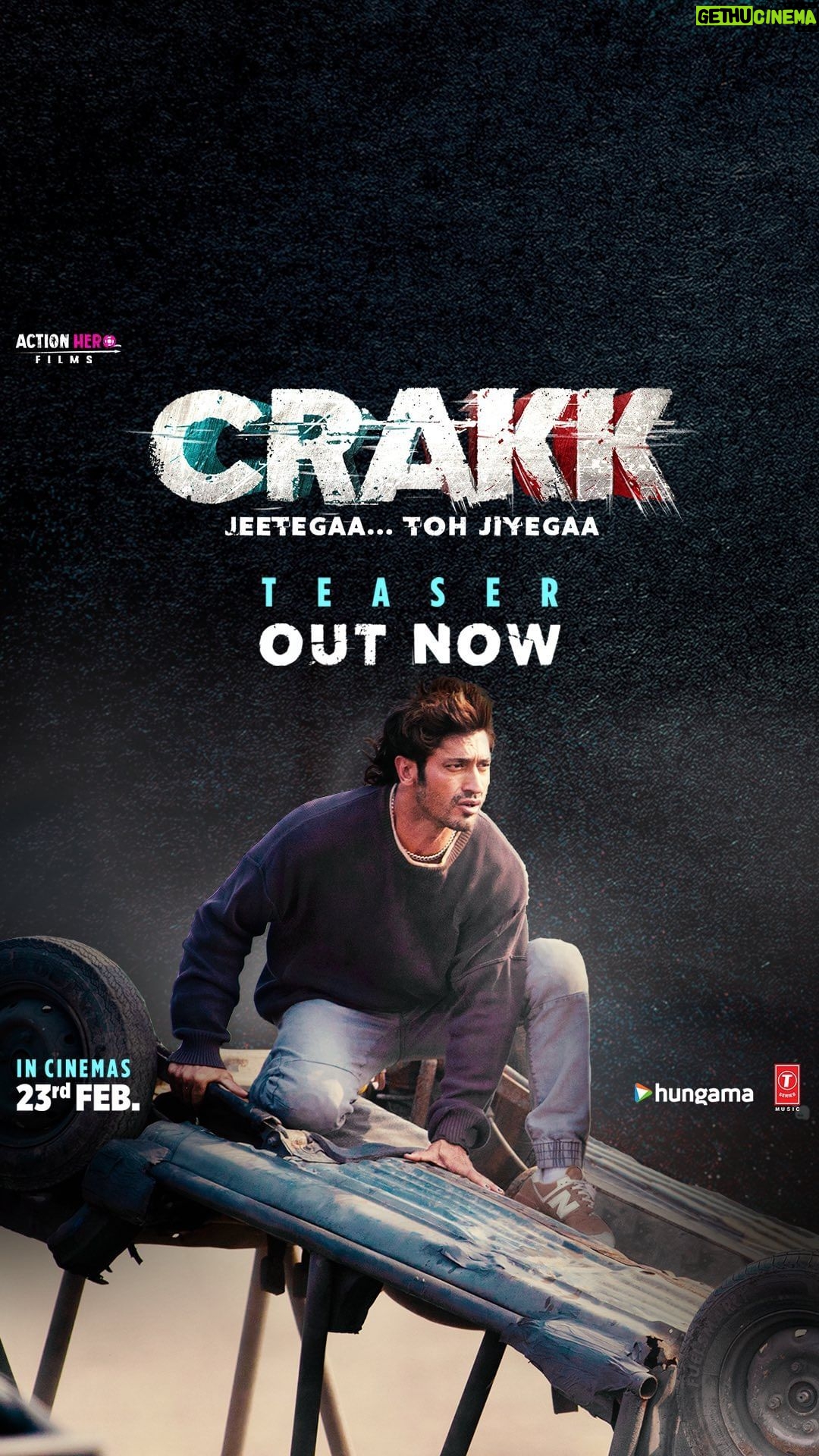 Amy Jackson Instagram - Jeetegaa toh Jiyegaa! Get ready for a pulse-pounding journey that refuses to hit the brakes! #CRAKK #CrakkTeaser out now! #CRAKK - Jeetegaa Toh Jiyegaa releasing on 23rd February 2024 @mevidyutjammwal @norafatehi @rampal72 @iamamyjackson @aditya_datt @ankittmohan @its_jamielever @bijayanand @rajendra_shisatkar #ShalakasPawar @abbassayyed77 @actionherofilms @Tseries.official #CrakkOn23rdFeb #JeetegaTohJiyegaa