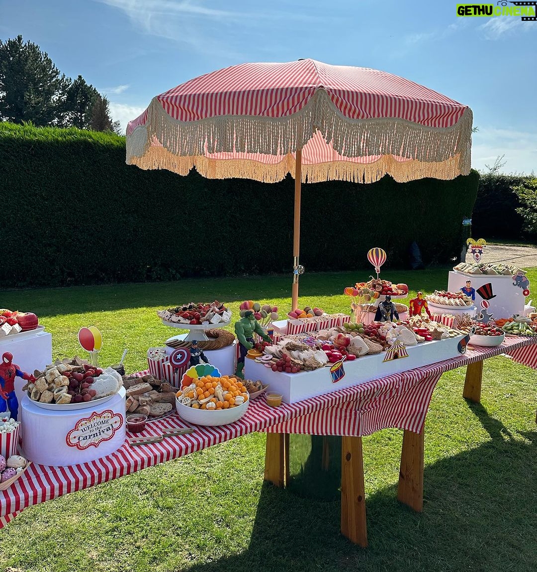 Amy Jackson Instagram - DreFest 🎪 My baby boy turned 4 this weekend and what a day we had! The best time with the best people ❤️ Love you endlessly DreDre x Special love and appreciation to the phenomenal team at @tattooedbakers for creating the dream cake for Andreas. We’ve had some cakes made them over the years but this one blew us away!