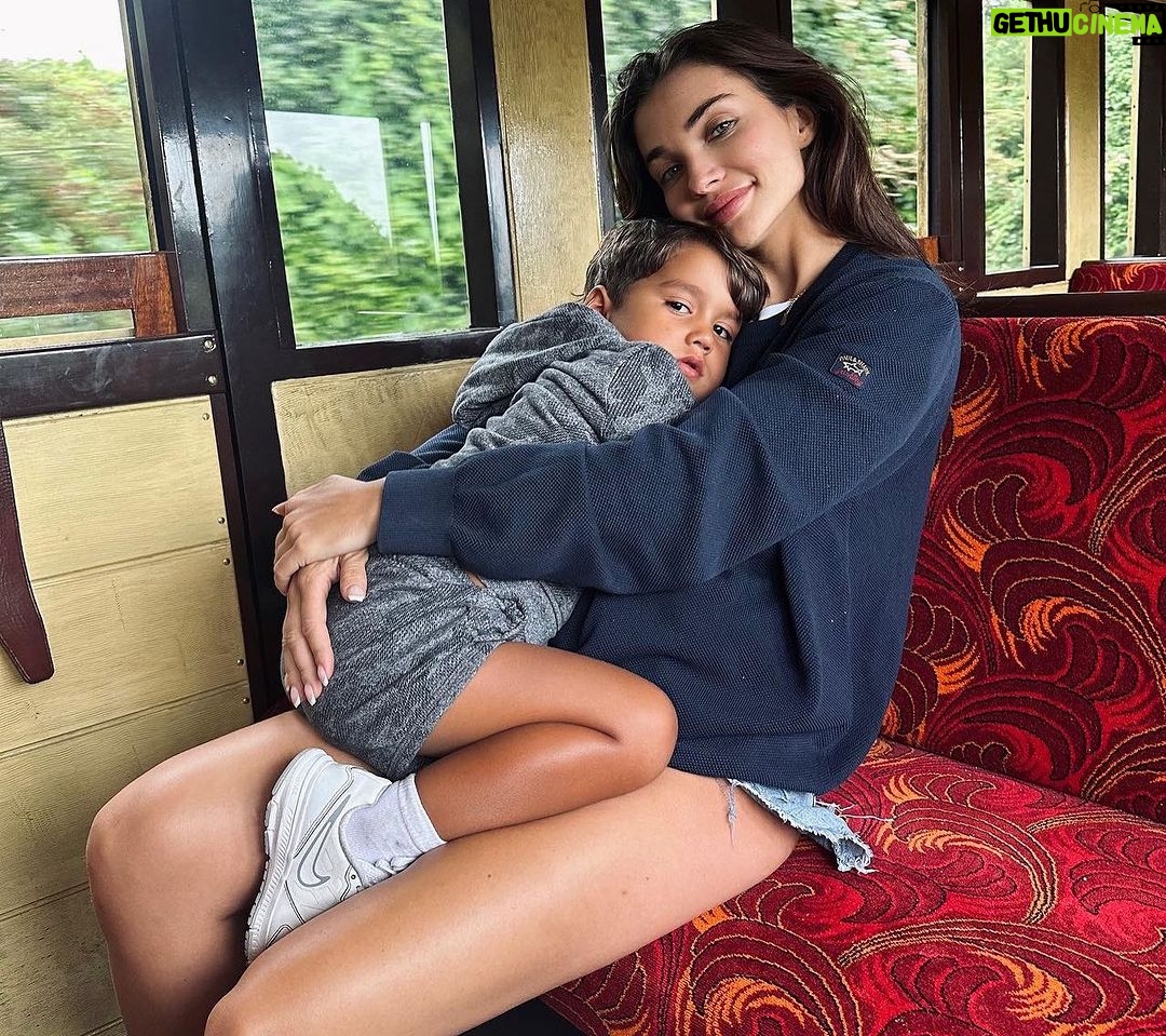 Amy Jackson Instagram - Happy Heads ❤️ Isle of Man