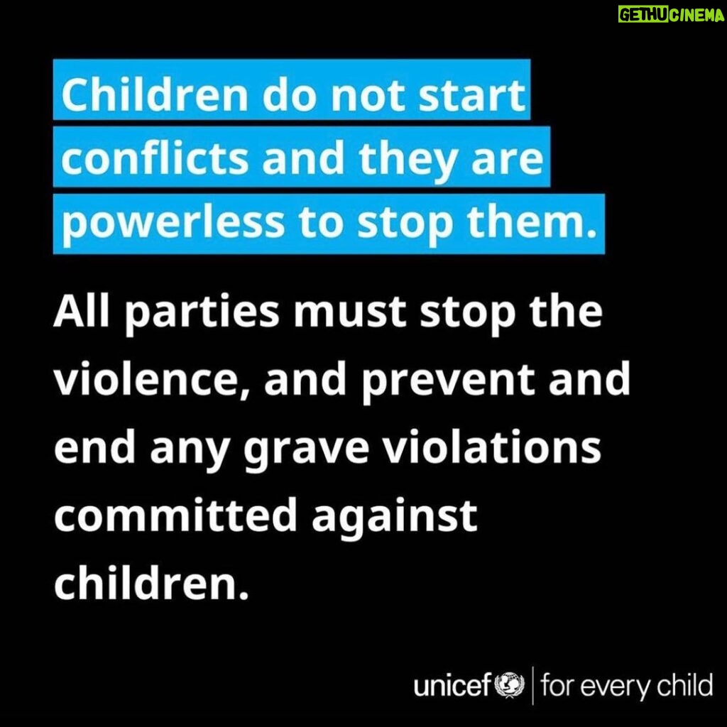Amy Jackson Instagram - @unicef Needs in Gaza are rising every minute. UNICEF is providing life-saving, yet limited, supplies to families in Gaza. But MUCH more is needed. We are calling for an immediate humanitarian ceasefire, unrestricted humanitarian access across Gaza and immediate and safe release of all abducted children.