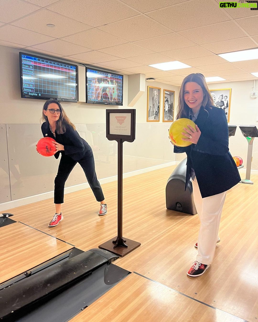 Amy Landecker Instagram - Still downloading our DC adventures. What a week! A real highlight was bowling with the Second Gentleman in the White House basement. #trumanbowlingalley The White House, Washington DC