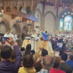 Amy Landecker Instagram - Had a proper Easter Sunday. Church and all with my friends @sarahemccusker and @youlljustsayitwrong and their little angel girls. We went to @allsaintspas and I wept my eyes out listening to the music and the stunning sermon by Mike Kinman. What a dream church. No shame. No Dogma. No punishment. Just love and acceptance. Like Jesus, right? #happyeaster All Saints Church
