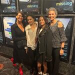 Amy Landecker Instagram - Had so much fun at the Missing movie premiere last night with my gorgeous nieces. The film was great! We had a blast. So impressed by the quality of performances (I mean, not my own, that would be obnoxious) and direction and editing and heart pounding storytelling ALL with ‘found footage.’ So well done! Fun fact: I went to high school in Chicago 100 years ago with Tim Griffin who is Storm’s Dad in the film. Love a small world! See it in theaters next week!! @searchingmovie @sonypictures @stormreid @megansuri @thetimgriffin #missingmovie