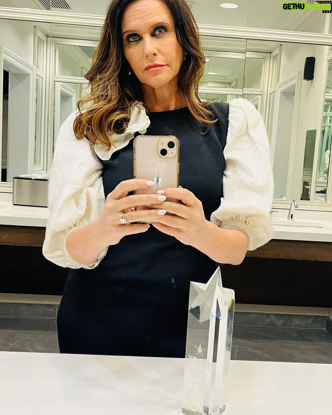 Amy Landecker Instagram - DC Day 3. Had the most incredible night at The Brady Action Awards gala where @bradleywhitford was given an award (I stole it) for his work on behalf of sensible gun control. To say I was proud is an understatement. The whole evening was incredibly moving and inspiring. This issue is particularly insane when so many Americans agree on background checks and bans on assault rifles. There has been progress and last night reminded that despair is not an option. We have to keep pushing for the federal laws to change to make a real and substantial difference. Thank you @bradybuzz for an incredible evening! #guncontrol