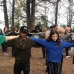 Amy Landecker Instagram - In honor of Trans Day of Visibility I am sharing this memory of dancing in the woods with people of all ages, backgrounds, genders and orientations with total joy learning the ‘sneaky mouse.’ This is what the world looks like with enough love and empathy and support and freedom. God I miss it. Joyacaust! #transdayofvisibility #transparenttv #musical #finale #transisbeautiful