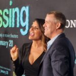 Amy Landecker Instagram - This is a pic of me at the premiere of Missing (in theatres now!) telling all the photogs that I went to high school in chicago with Tim Griffin (we are in the movie together and he is fantastic!) We only had like 60 kids in our class so this is some real full circle shit. @thetimgriffin @searchingmovie @sonypictures #fwparker