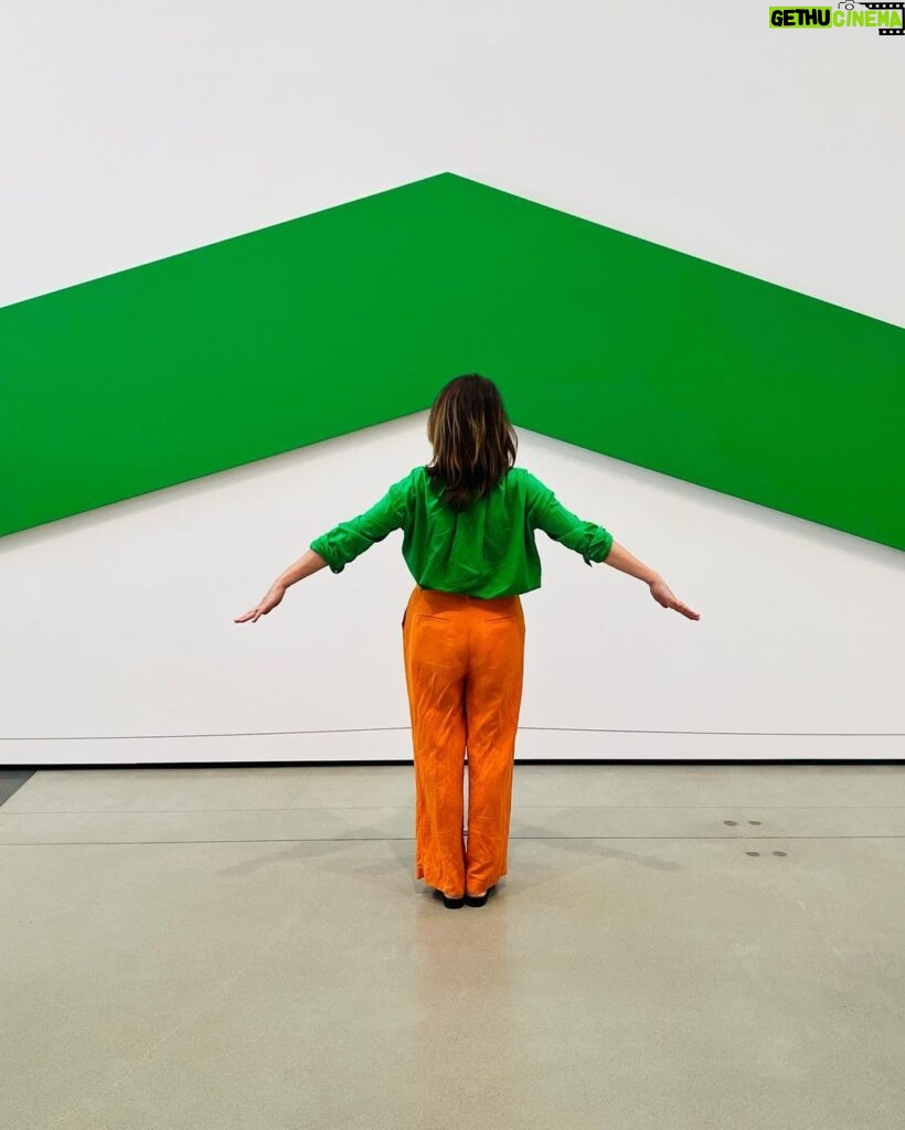 Amy Landecker Instagram - Twinning at The Broad. @thebroadmuseum