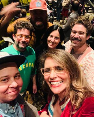 Amy Landecker Instagram - Went with my TV hubby last night to the musical inspired by the tv show where I met my real hubby who played a character who was in the musical where I watched the incredible @lulubellestiles play the musical version of the character I played on the tv show. No drugs (for me at least) were involved but it was what I imagine an acid trip to be like. What a brilliant cast and show. I laughed and balled my eyes out. Happy opening tonight to everyone involved A Transparent Musical @ctgla !!!! Mazel Tov!! #transparenttv #transisbeautiful #happypride #reunion #atransparentmusical
