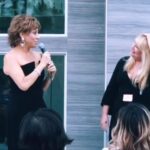 Amy Lyndon Instagram - That time in 2018 when my friend, the immensely talented @forbes_riley asked me to come up to say a word at her book signing event🌸 #throwback #oldfriends #forbesriley #event #throwbackevent #booksigning #author #thoughtleader Beverly Hills, California