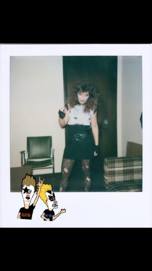 Amy Lyndon Instagram - Remember the Polaroid? 🤣 

I have always gone all out for every audition! This one was sent to me by Billy DaMota for a feature he was casting in the late 80’s.

Let’s see one where you went all out! Post and tag me @amylyndon #actingisfun 
.
.
.
#polaroid #1987 #biker #punkrock #costume #character #throwback🔙 #actinglife #auditioning #swingthrough #goafterit #actresslife
