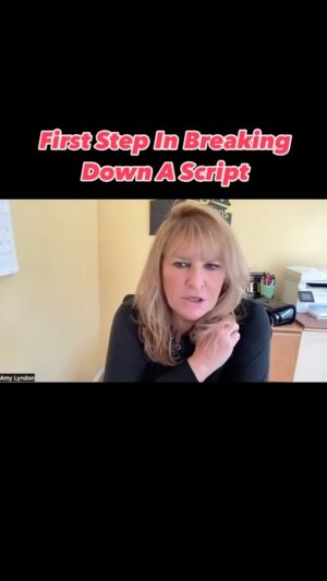 Amy Lyndon Instagram - During my coaching session with Birgit Ludemann I go over a little bit of Guideline #1. 

Read the sides 10 times, don’t make anything up. Your choices are already made by the writer. The character always comes first. Come up with one word that describes what everyone is talking about. The scene is not about your point of view. 

Follow @amylyndon for acting tips & Inspiration. ⚡️⚡️Want To Join Class? Click Link in bio👇💥🎬🎭

Share with a friend❤️

.
.
.
.
.
.
.

#acting #greatactor #actingcoach #actingclass #actorslife #actors #actingtechnique  #thelyndontechnique #selftape #audition #actorslife #amylyndon 
#actors #inspiration #motivation #actingtips #actingadvice #actingtechnique #scriptbreakdown #thelyndontechnique #amylyndon #bookedandbusy #actor