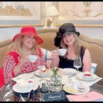 Amy Lyndon Instagram - Early Birthday celebration with my Sissy @wendyalane1 @thepeninsulabh #hightea 🎉🌷🎂 #earlybirthday #celebratewithfriends Peninsula Hotel Beverly Hills
