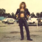 Amy Lyndon Instagram - Yes! I was in Meat Loaf’s music video “Paradise By The Dashboard Light.” Pull it up on YT and you will see me dancing with him and riding on the back of a motorcycle💥💯 How’s this for a #throwbackthursday ?? #meatloafmusic #meatloaf #paradisebythedashboardlight #musicvideobts #bikerchick #alwaysworking #indianmotorcycle #drivein