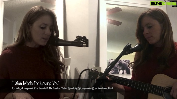 Amy Pemberton Instagram - This months challenge was to try and build a cover track from scratch...... .......yes....this absolutely looks like I have no friends to play with 🤔..you know what I mean...🤦🏻‍♀️...or sing with! 🤣Fell in love with @torikelly ‘s ‘I was made for loving you’ and felt inspired to try the wonderful @kinagrannis and @gardinersistersofficial version 🤷🏻‍♀️ #whyyyynot #beenawhile